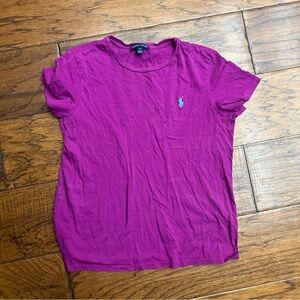 Ralph Lauren Purple cotton short sleeve‎ Women's tee